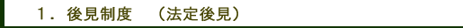 後見制度